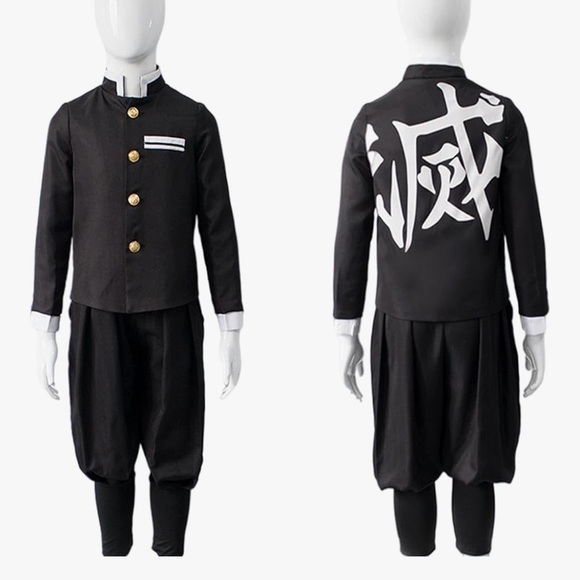 Kids Demon slayer Tanjiro costume  size XL - Picture 3 of 11